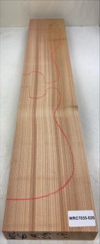 Body Rotzeder / Western Red Cedar, 2-tlg., Einzelstück #026